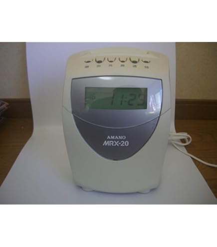 Amazon | アマノ タイムレコーダー MX-300 | タイムカード本体